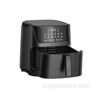 Golmahome Фритюрница Wi-Fi 1700 Вт Airfryers xxl 5.5L Приложение с сенсорным дисплеем и рецептами Без масла Съемные аксессуары Фритюрница